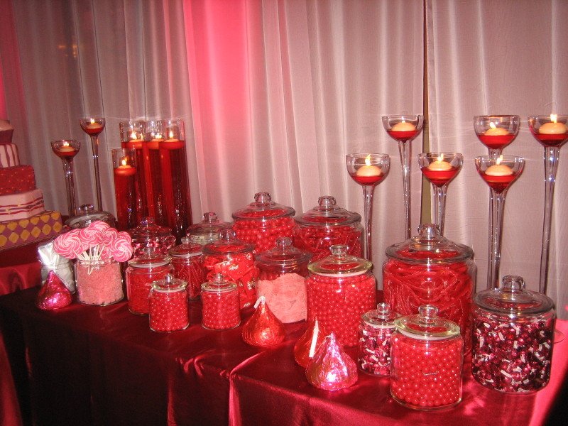 Candy Themed Wedding Reception