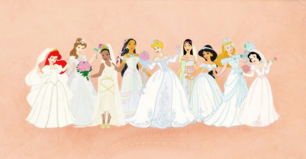 Disney princess wedding dress