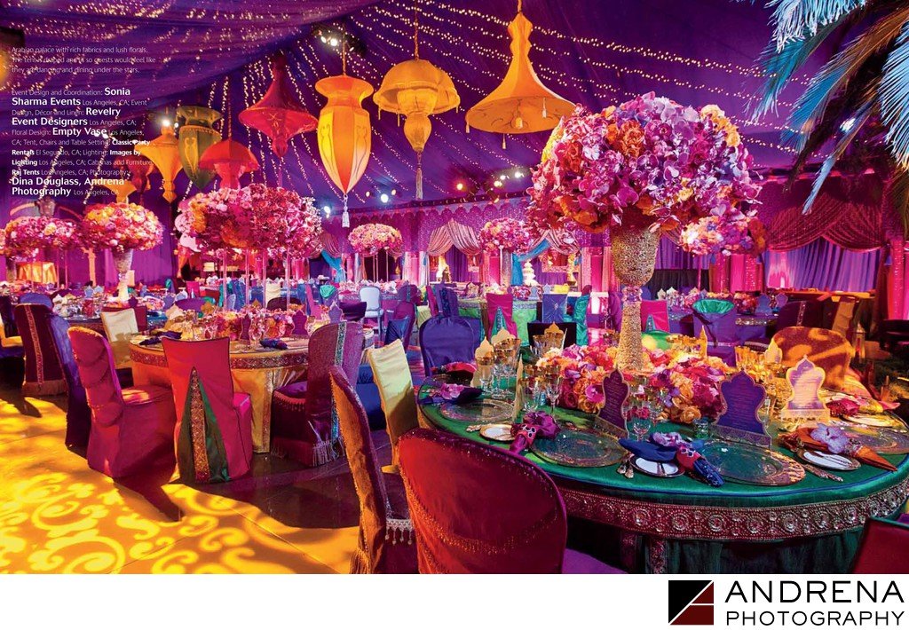 Aladdin Themed Wedding