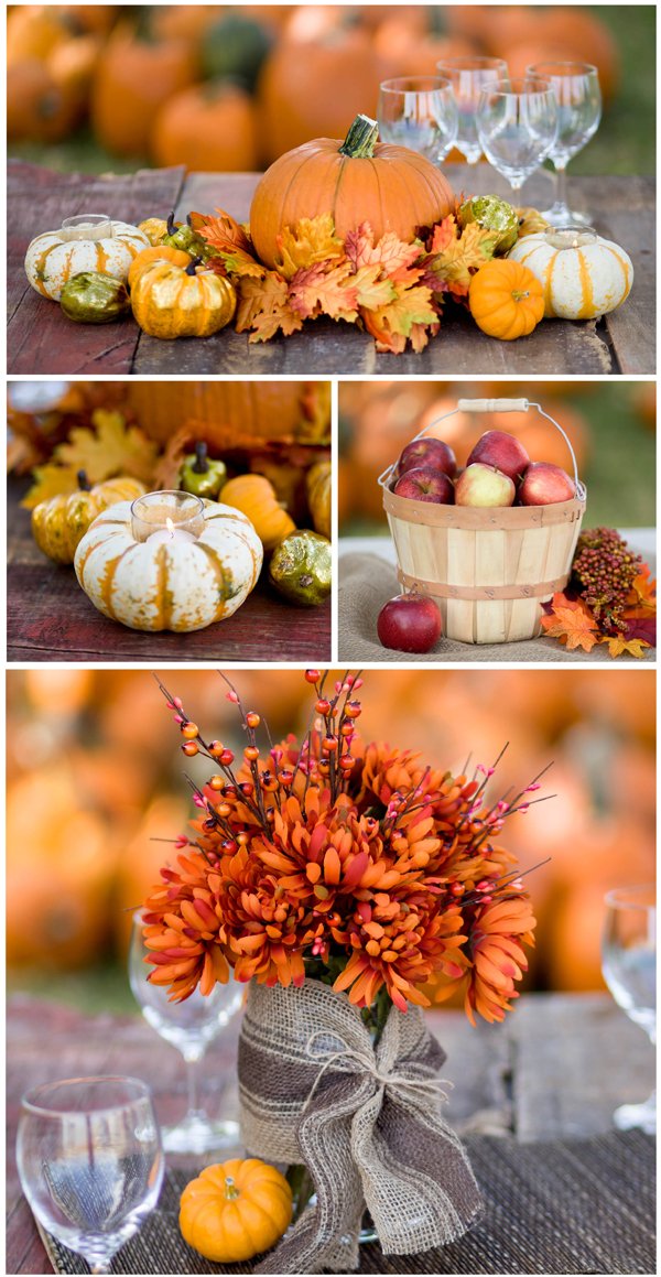 fall wedding centerpieces on a budget