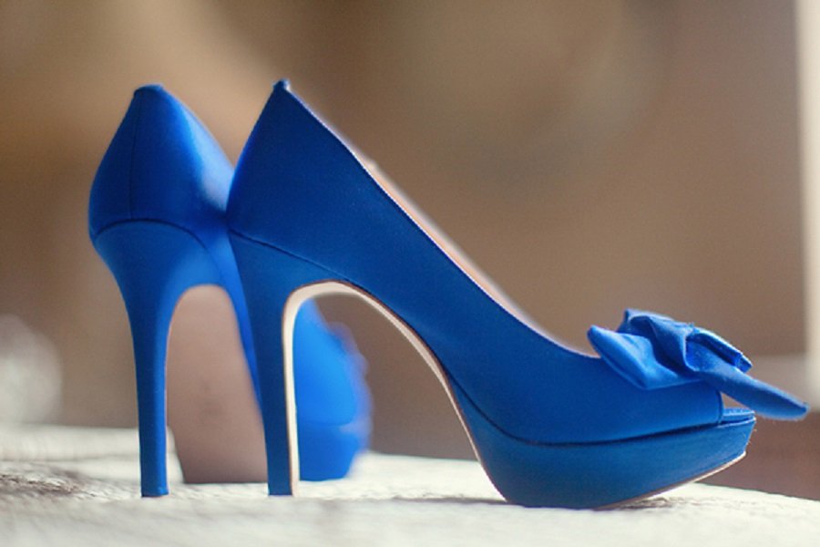 Royal Blue High Heels Wedding Shoes