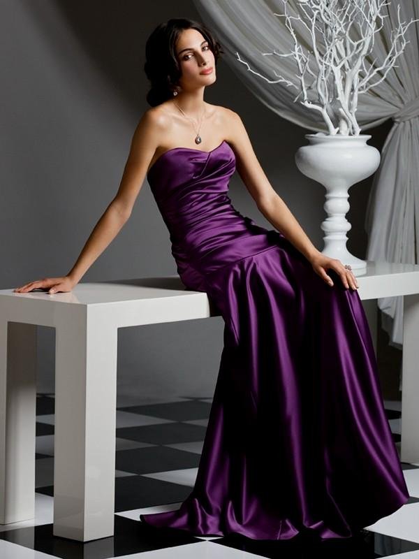 Dark Purple Wedding Dress 2200