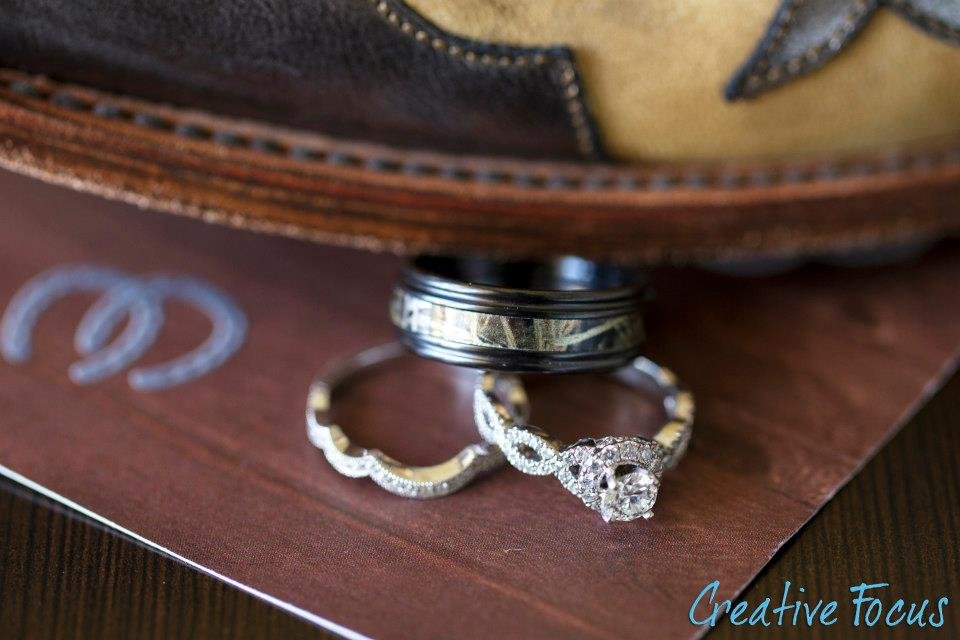 Country Girl Wedding Rings