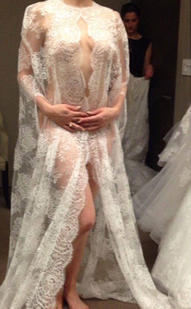 See Thru Wedding Dress