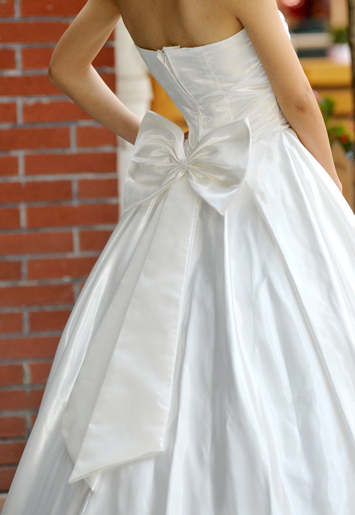 Свадебное Платье С Бантом Сзади