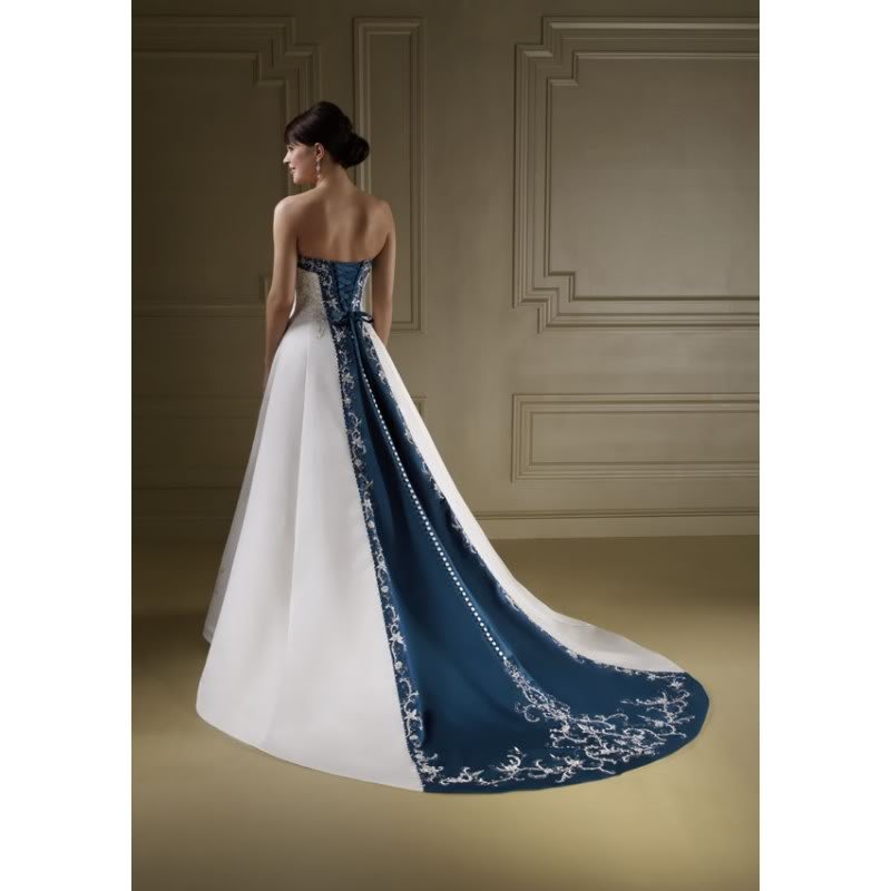 navy-blue-and-white-wedding-dress