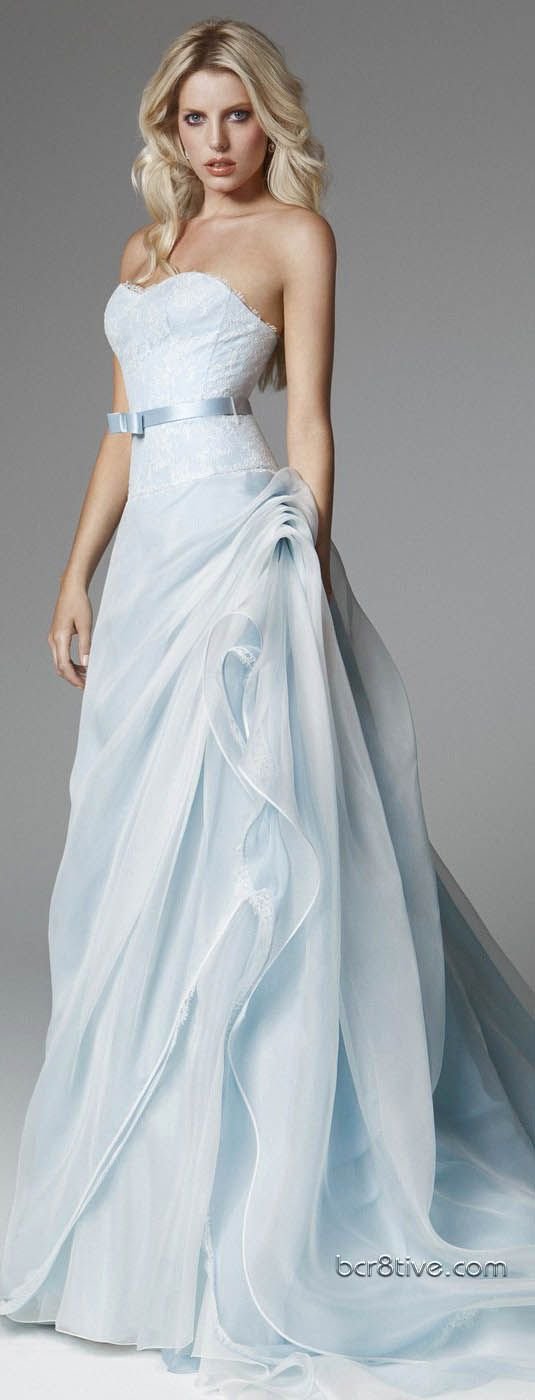 Baby Blue Wedding Dress