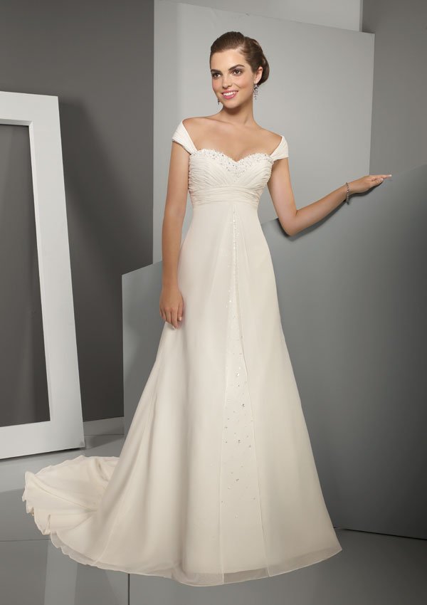 Empire Waist Wedding Dress 4801