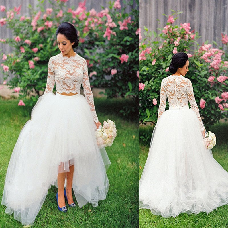 two-piece-lace-wedding-dress