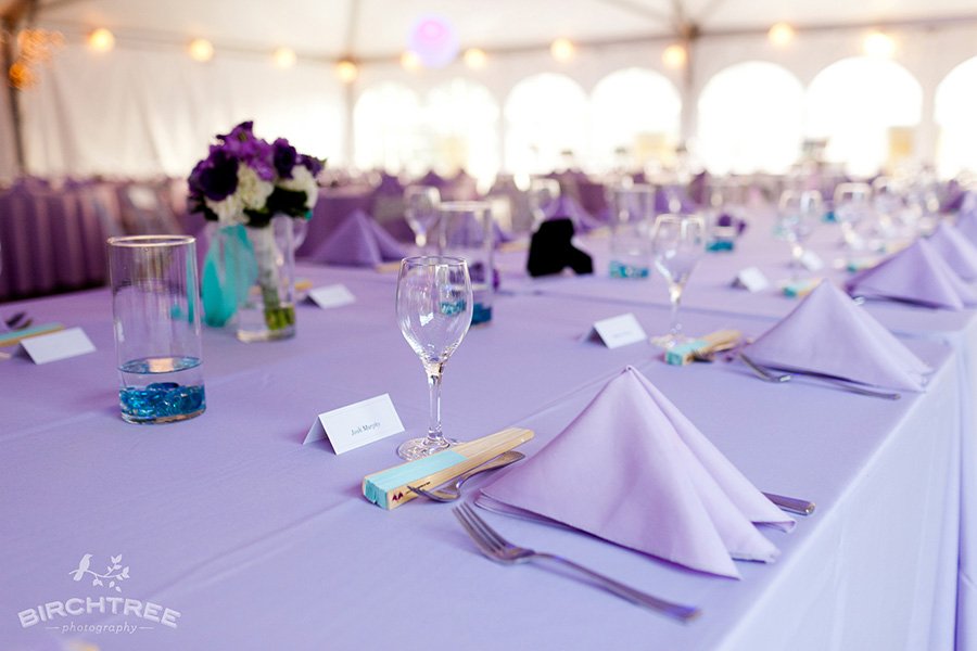 Purple Teal Wedding