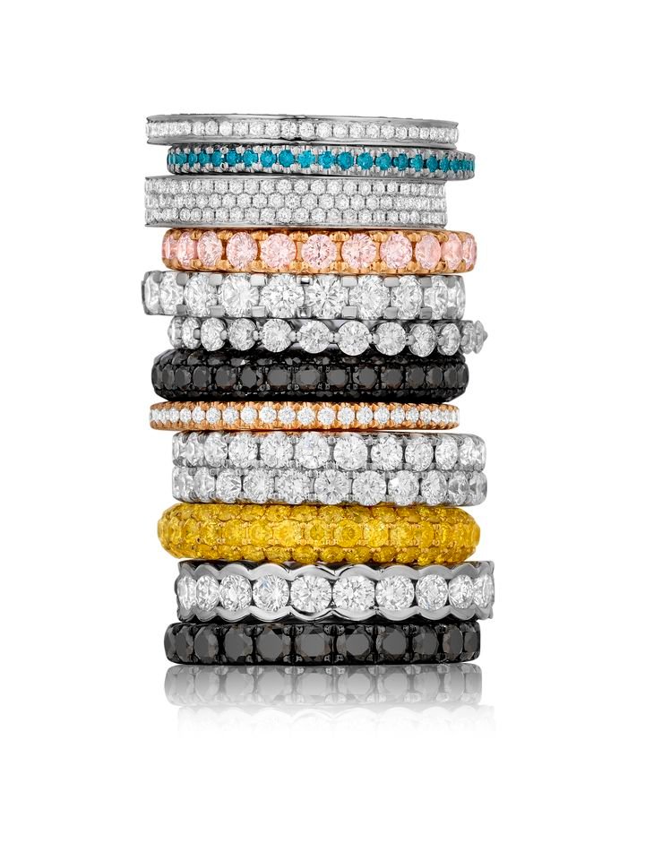 Unique Stackable Wedding Rings