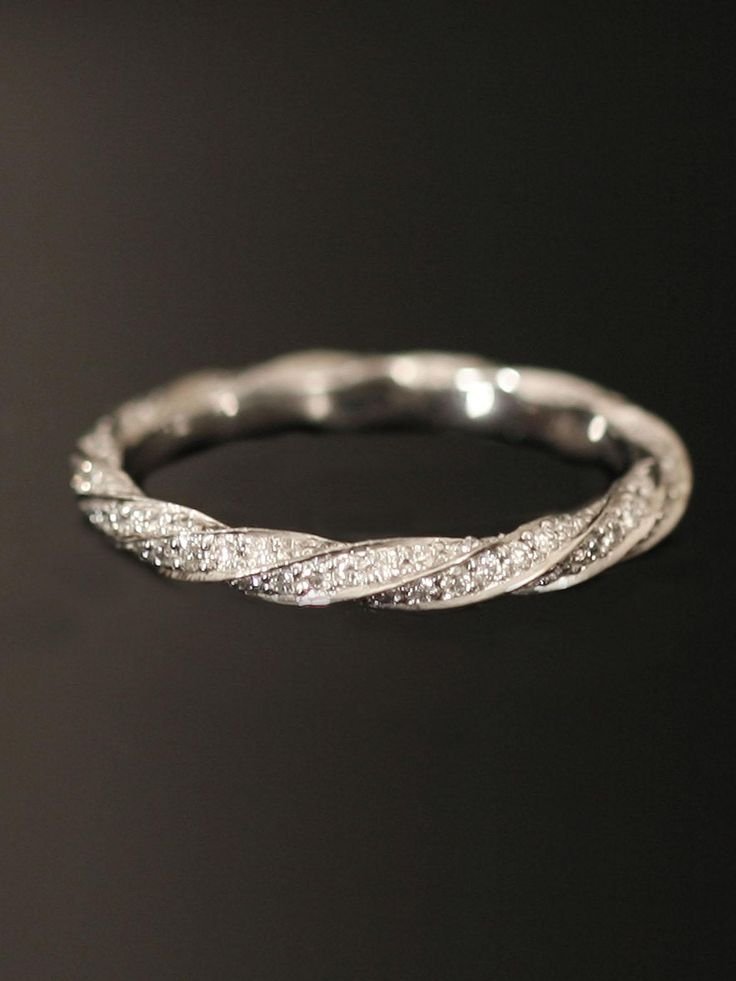 Wedding Band To Fit Twist Engagement Ring