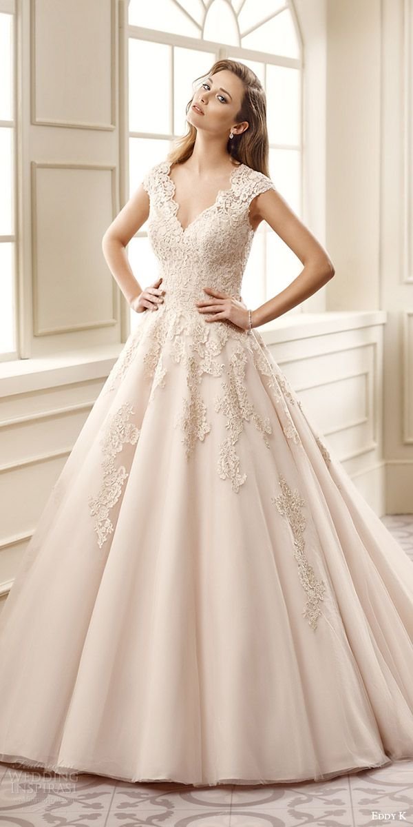 Champagne Colored Wedding Dress