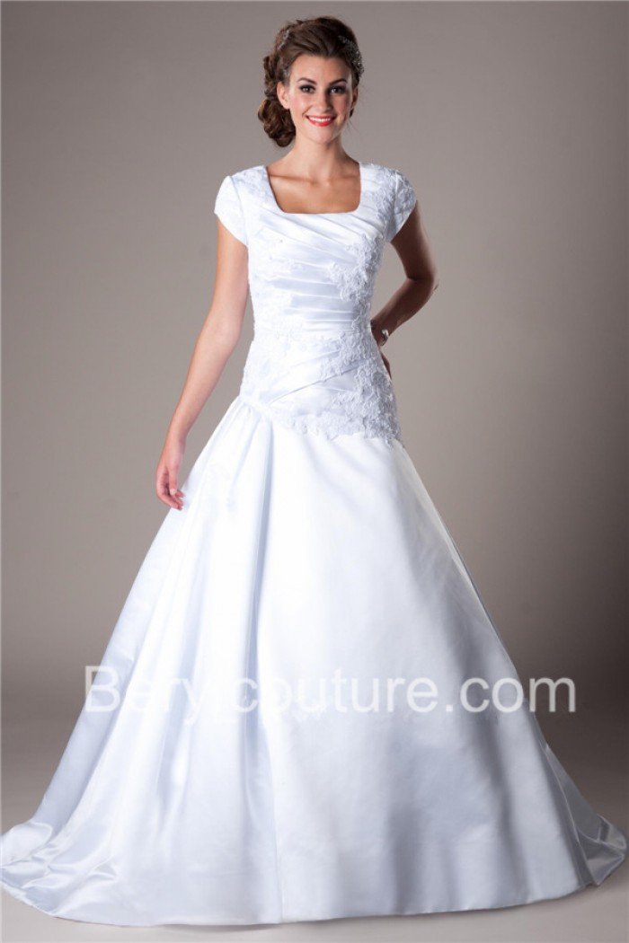 Modest Wedding Dress With Sleeves