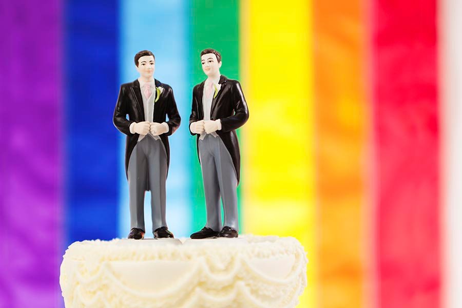 Gay Wedding Cakes Pictures 