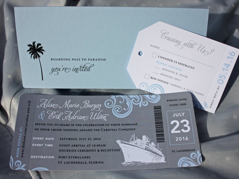Cruise Wedding Invitations Do It Yourself 5