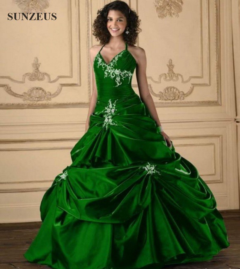 Popular Emerald Green Wedding Dresses 7 