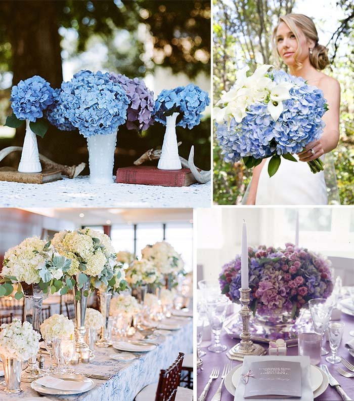 Hydrangea Decorations Wedding