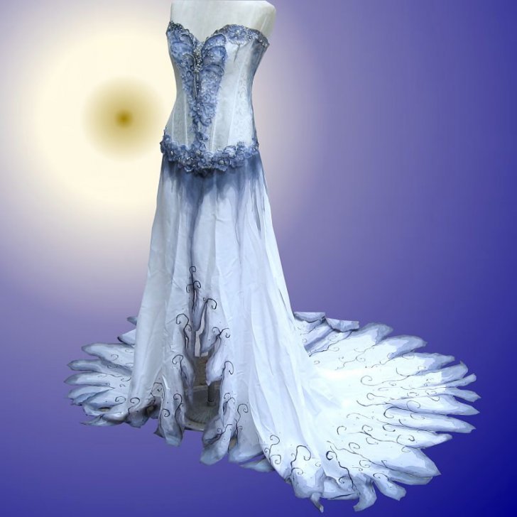 Corpse Bride Inspired Wedding Dress