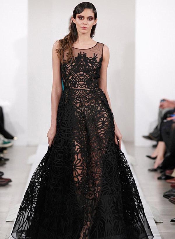 Black Feather Wedding Dress