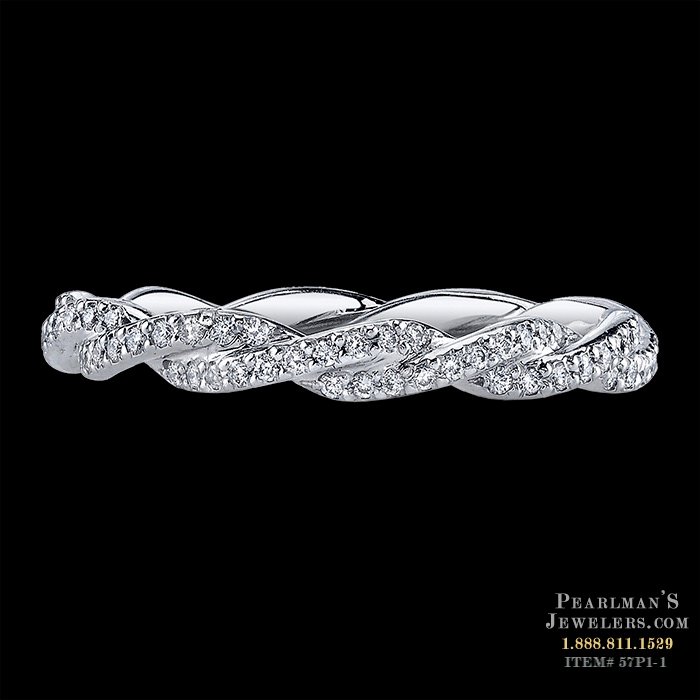 Infinity Wedding Band   Michael B  Jewelry Infinity Diamond Wedding Band 8 