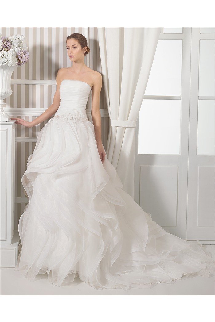 ruffle-a-line-wedding-dress