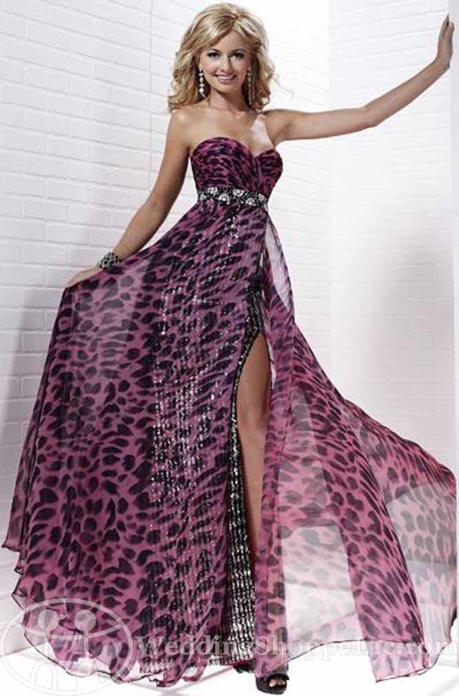 Leopard Print Wedding Dress