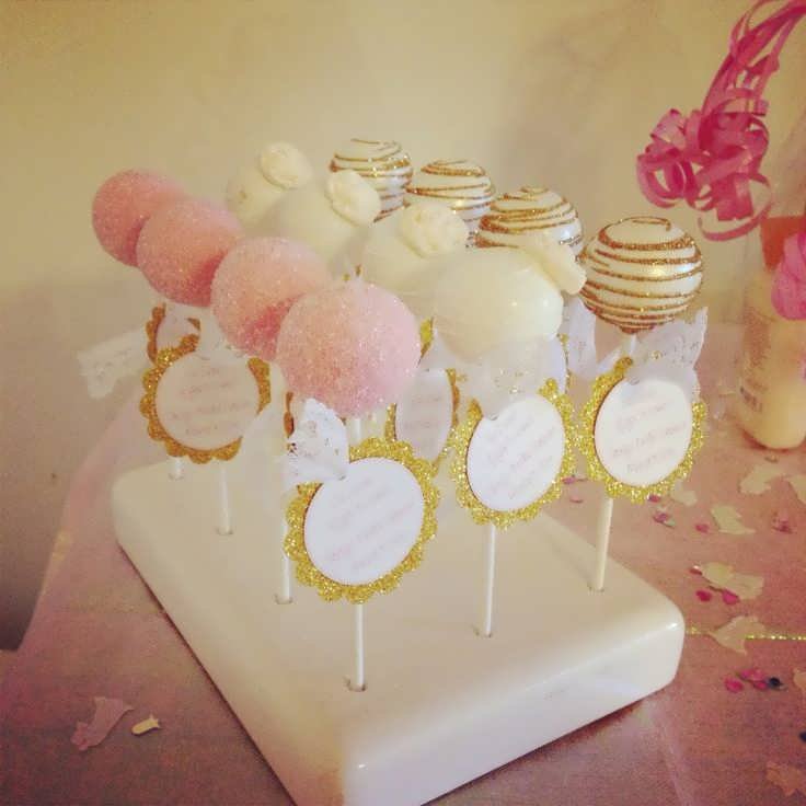 Cake Pops For Wedding Shower