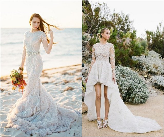 Unique Beach Wedding Dress