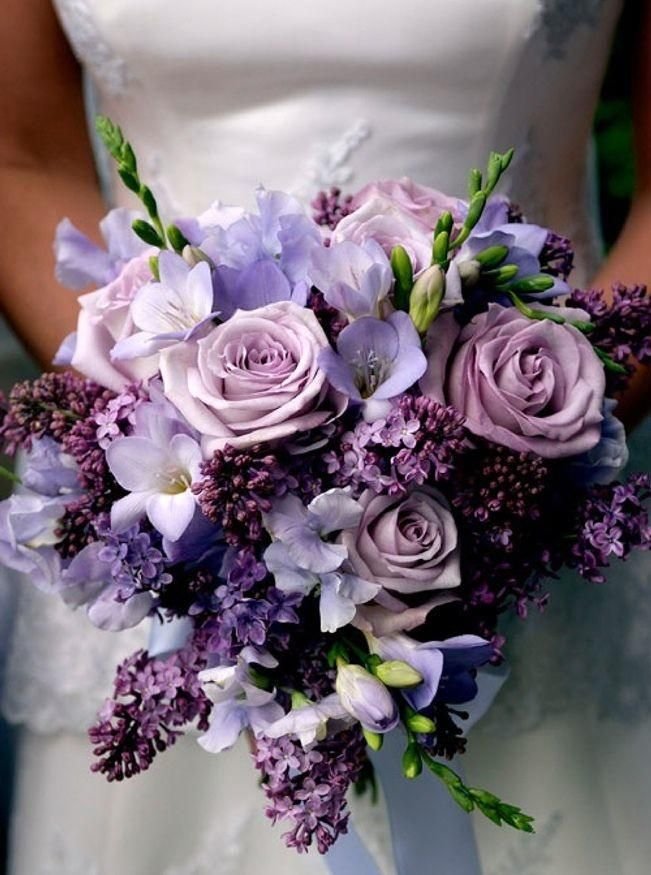 Purple Wedding Bouquets 8433