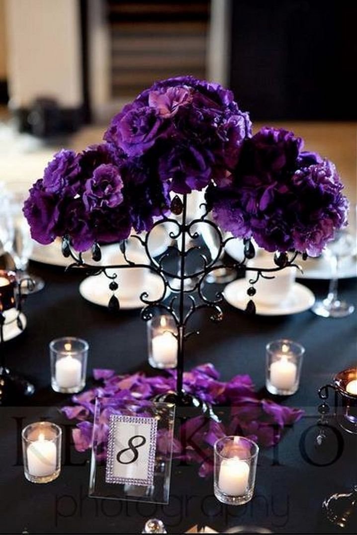 Purple And Black Wedding Ideas 0509