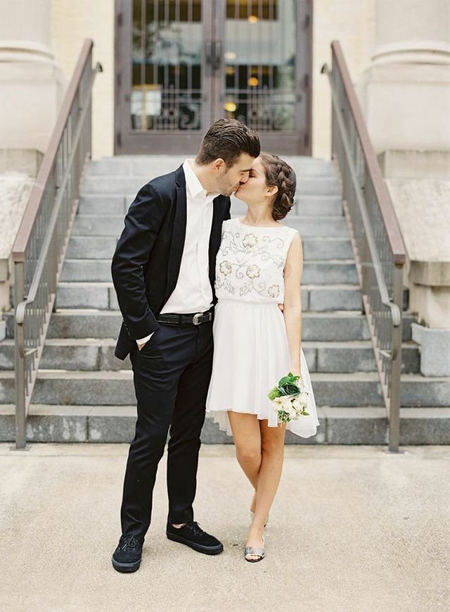 Wedding Dress For Courthouse Weddings (640 x 869 Pixel)