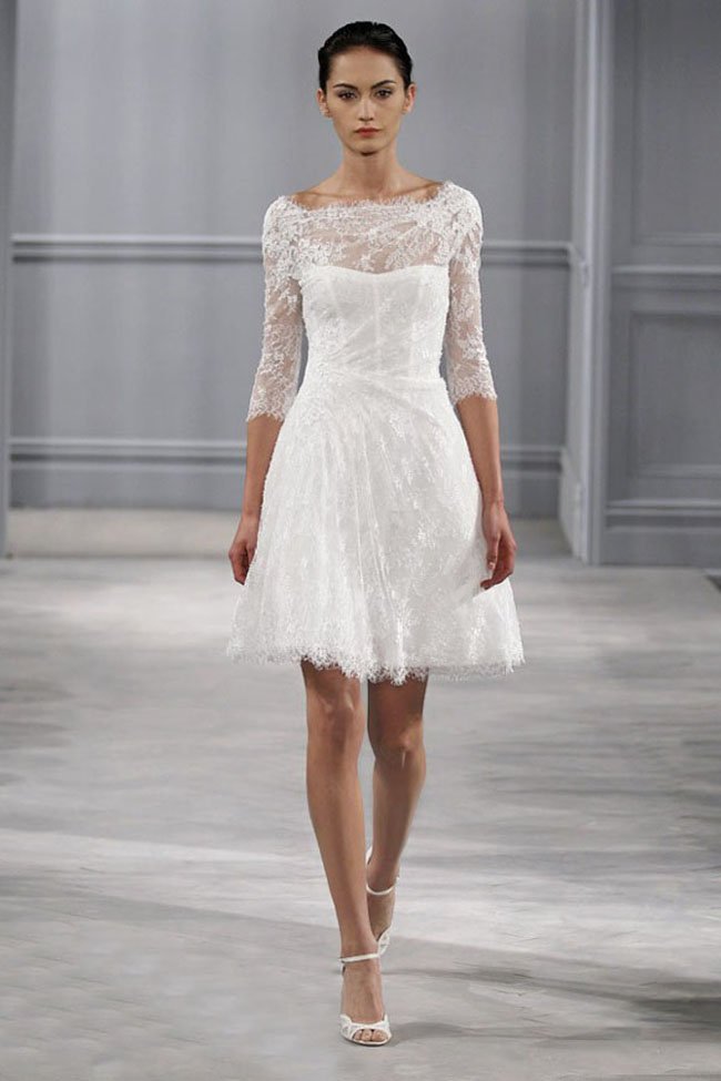 short-white-lace-wedding-dress