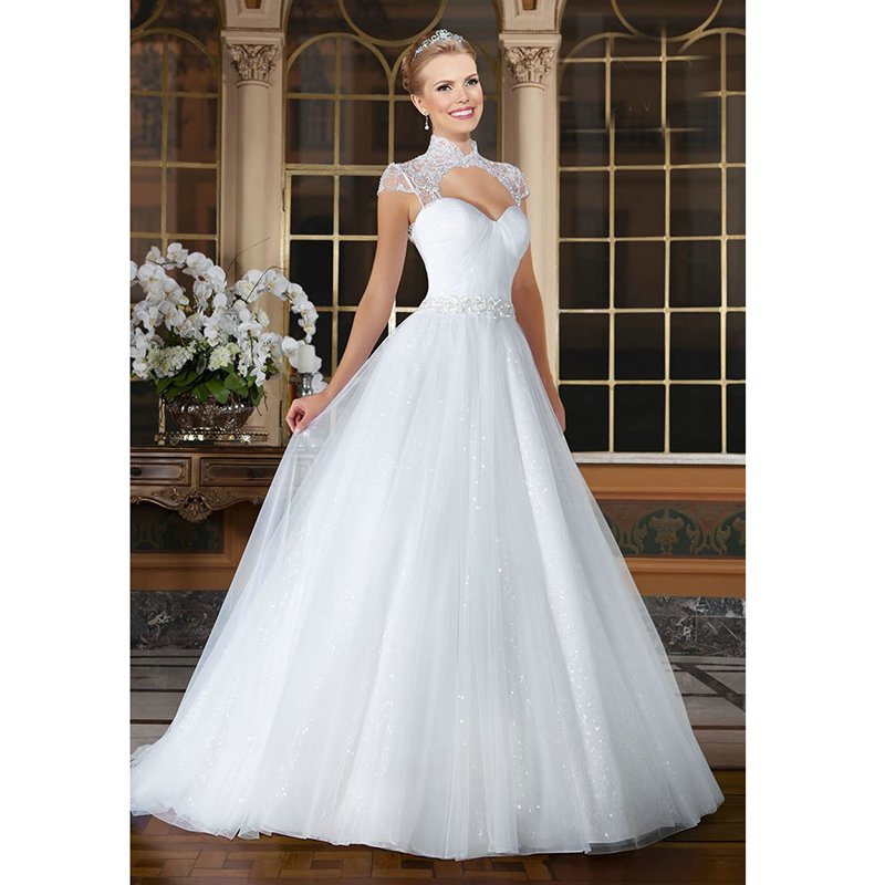 Sparkly White Wedding Dress