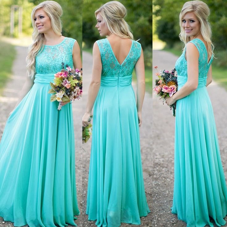 Turquoise Wedding Dress