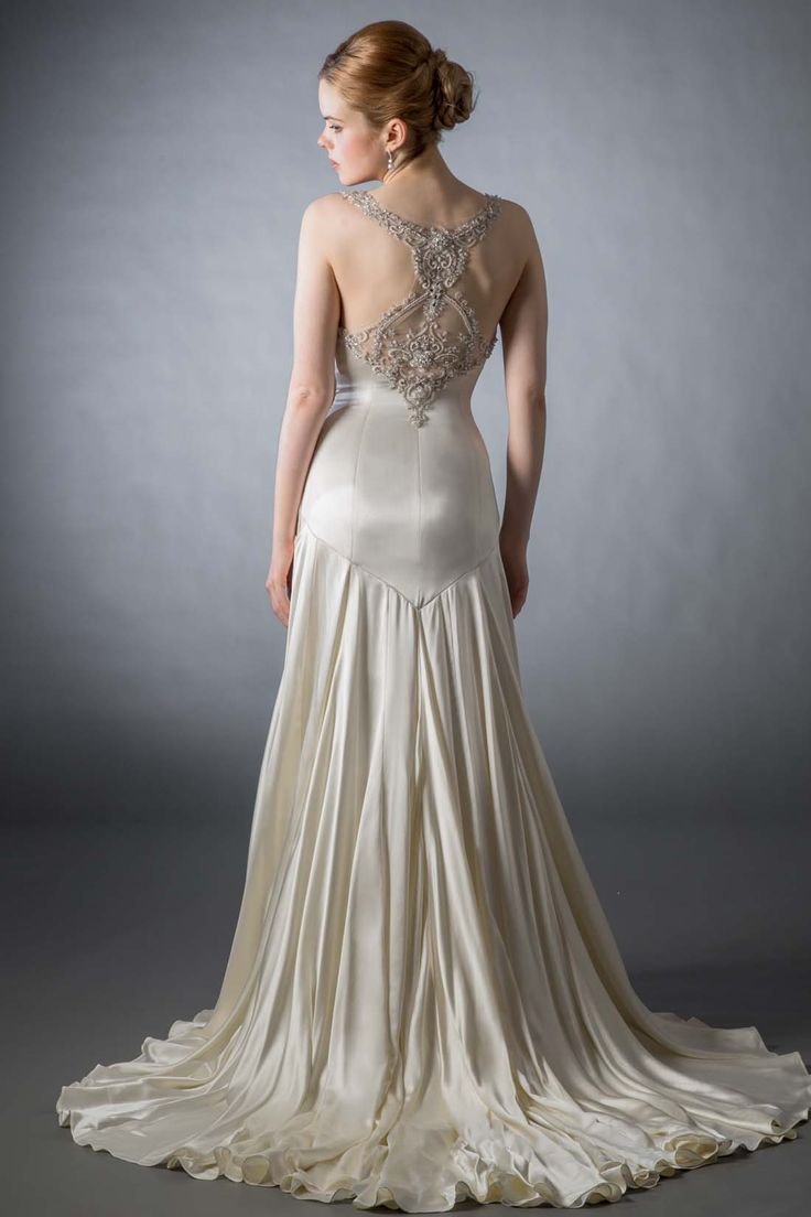 Silk Charmeuse Wedding Dress