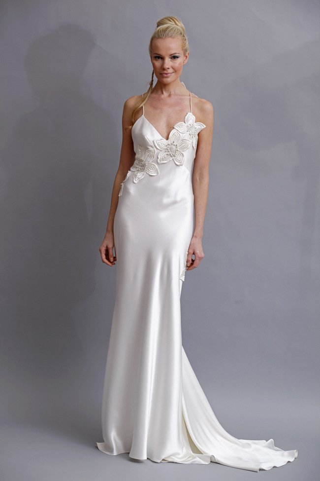 Silk Charmeuse Wedding Dress