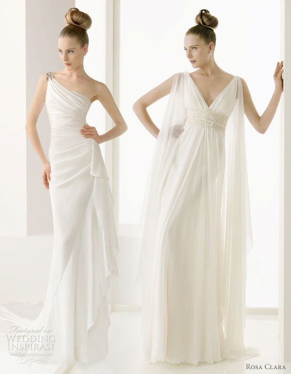 Toga Style Wedding Dress