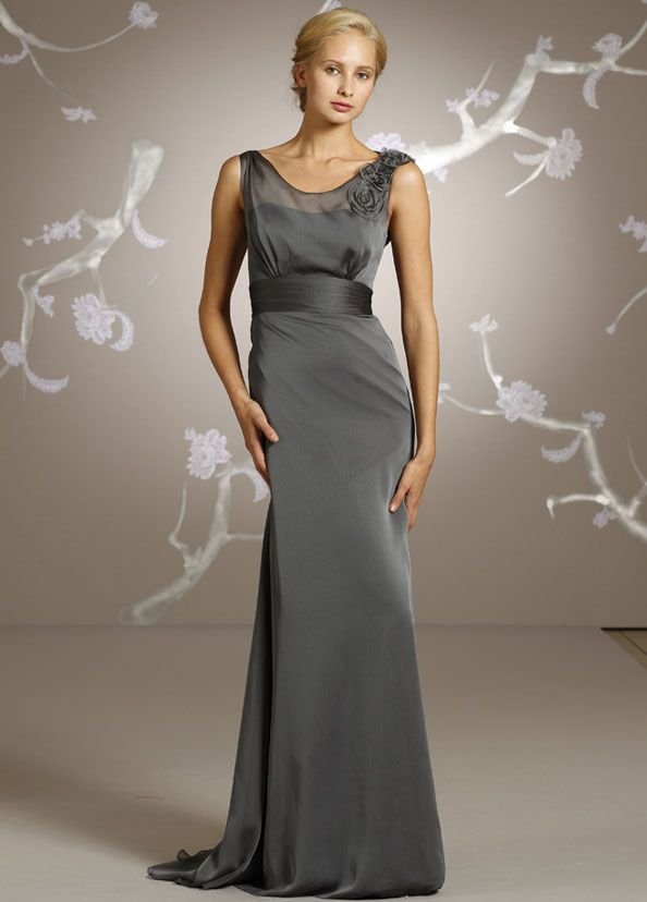 Charcoal Bridesmaid Dresses