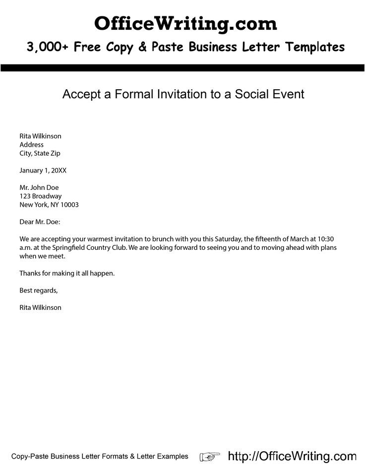 How To Formally Decline An Invitation