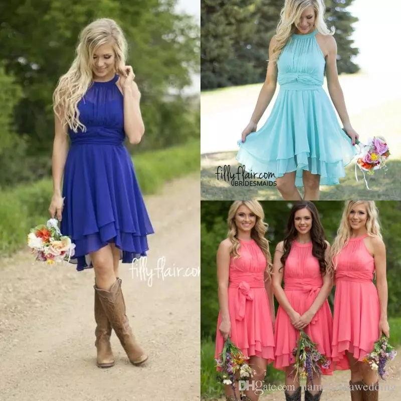 Western Wedding Bridesmaid Dresses