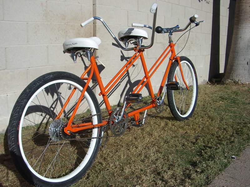 retro tandem bike