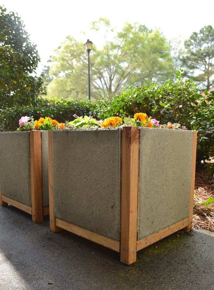 Concrete Planter Box Designs 