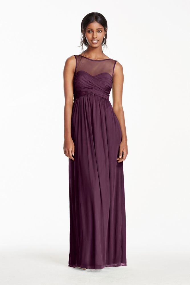 David’s Bridal Plum Dress