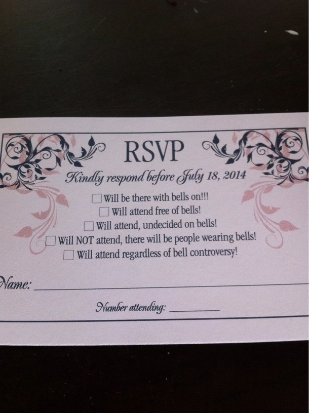 Formal Reply To Wedding Invitation