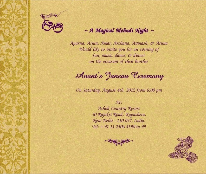 Opening Ceremony Invitation Card Wording
