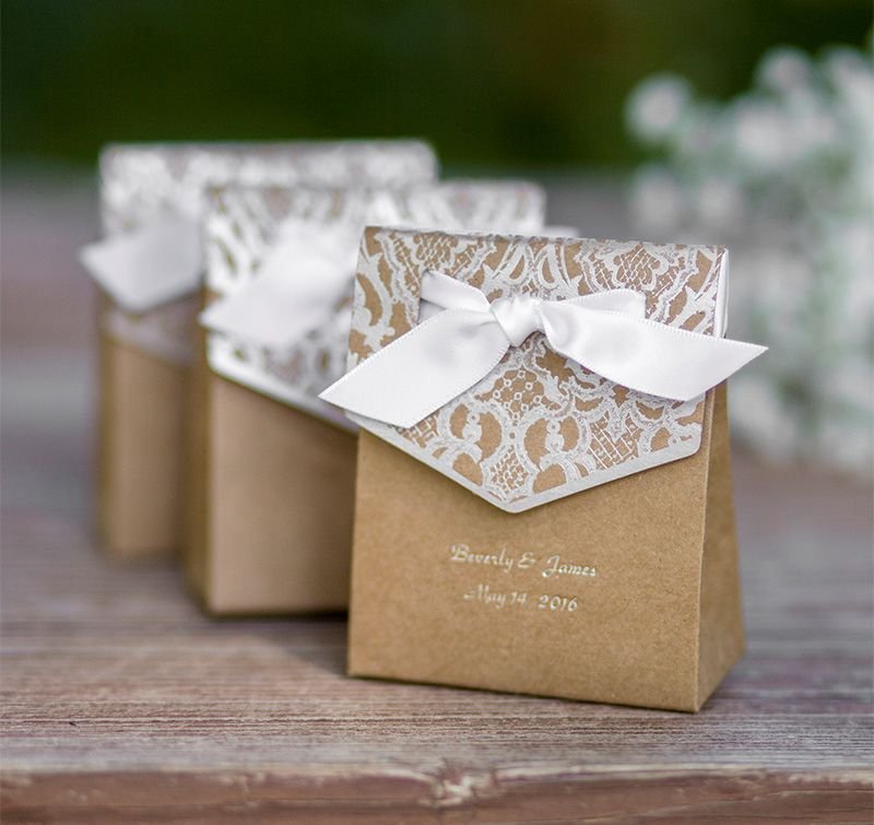 Rustic Wedding Favor Boxes