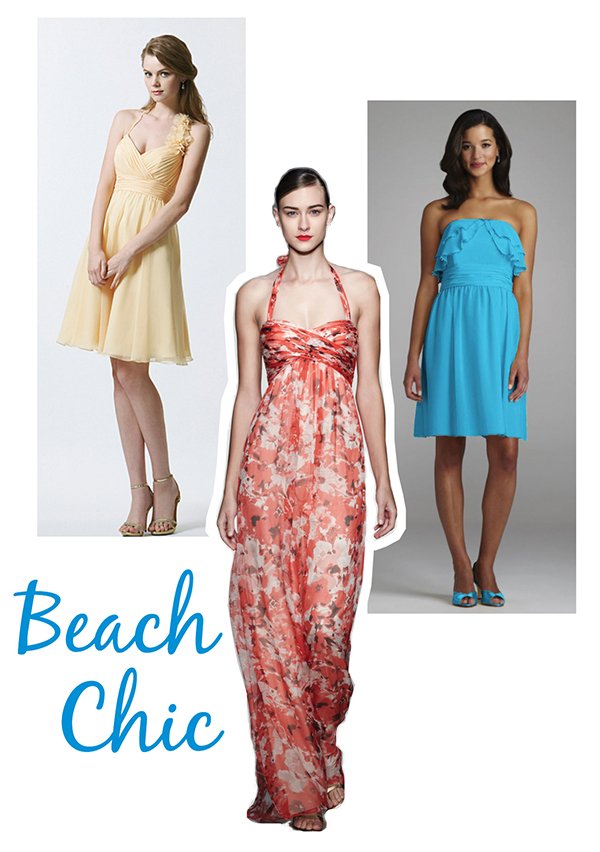 beach chic attire wedding